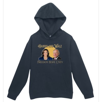 Elect Harris Walz 2024 Kamala And Tim President And Vp Urban Pullover Hoodie