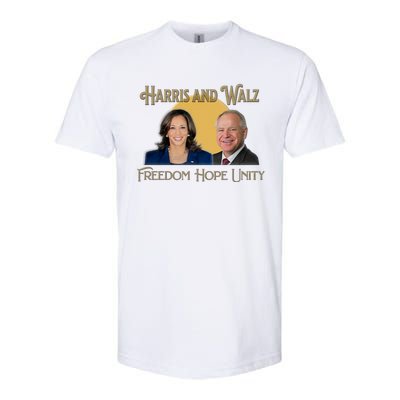 Elect Harris Walz 2024 Kamala And Tim President And Vp Softstyle CVC T-Shirt