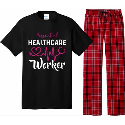 Essential Healthcare Worker Heartbeat Nurse Gift Pajama Set