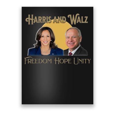 Elect Harris Walz 2024 Kamala And Tim President And Vp Poster