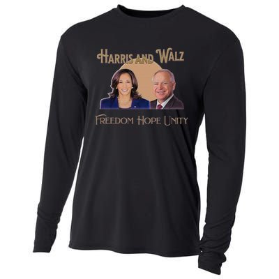 Elect Harris Walz 2024 Kamala And Tim President And Vp Cooling Performance Long Sleeve Crew