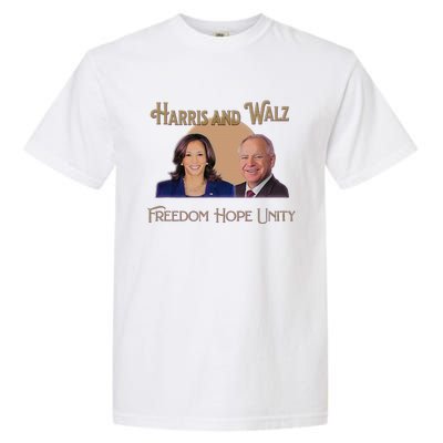 Elect Harris Walz 2024 Kamala And Tim President And Vp Garment-Dyed Heavyweight T-Shirt