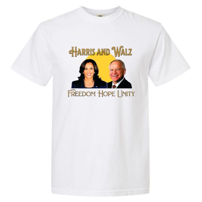 Elect Harris Walz 2024 Kamala And Tim President And Vp Garment-Dyed Heavyweight T-Shirt