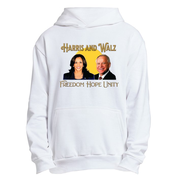 Elect Harris Walz 2024 Kamala And Tim President And Vp Urban Pullover Hoodie