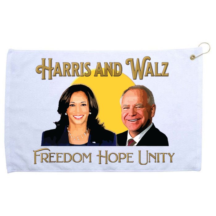 Elect Harris Walz 2024 Kamala And Tim President And Vp Grommeted Golf Towel