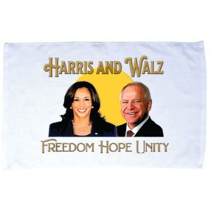 Elect Harris Walz 2024 Kamala And Tim President And Vp Microfiber Hand Towel