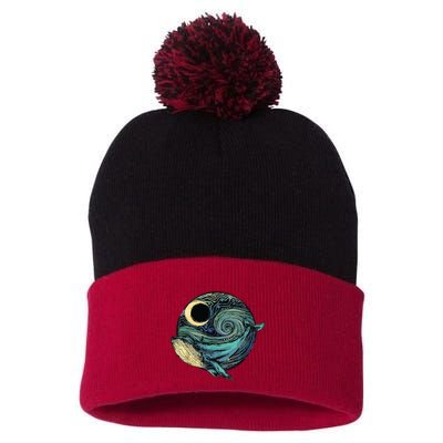 Environmentalism, Humpback Whale, Gifts For Conservation Pom Pom 12in Knit Beanie