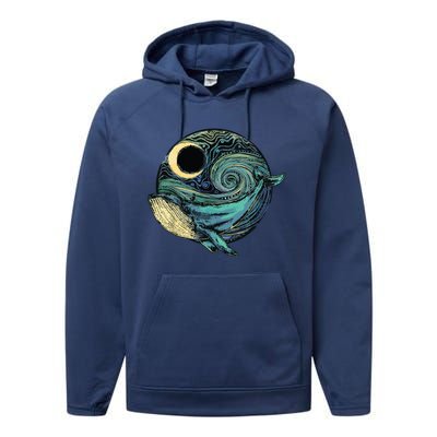 Environmentalism, Humpback Whale, Gifts For Conservation Performance Fleece Hoodie