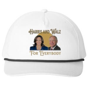 Elect Harris Walz 2024 For Everybody Meaningful Gift Snapback Five-Panel Rope Hat