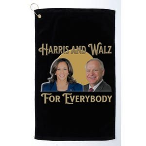 Elect Harris Walz 2024 For Everybody Meaningful Gift Platinum Collection Golf Towel