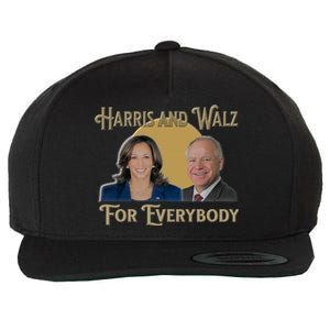 Elect Harris Walz 2024 For Everybody Meaningful Gift Wool Snapback Cap