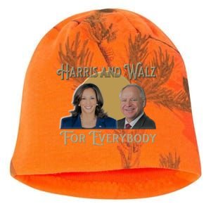 Elect Harris Walz 2024 For Everybody Meaningful Gift Kati - Camo Knit Beanie