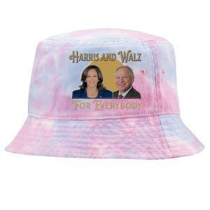 Elect Harris Walz 2024 For Everybody Meaningful Gift Tie-Dyed Bucket Hat