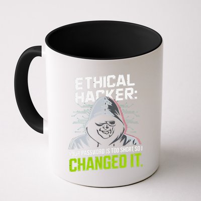 Ethical Hacker Your Password Is Too Short So I Changed It Coffee Mug