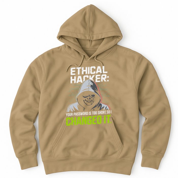 Ethical Hacker Your Password Is Too Short So I Changed It Hoodie
