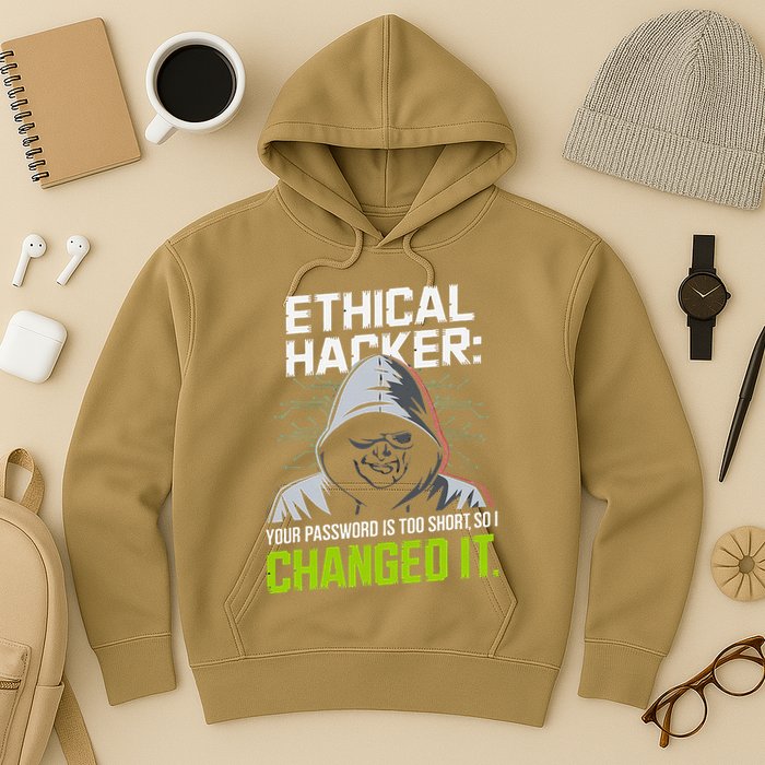 Ethical Hacker Your Password Is Too Short So I Changed It Hoodie