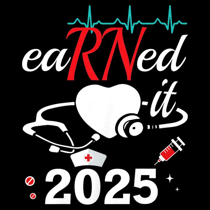 Earned It 2025 RN Nurse Nursing Graduation Gift Cooling Performance Crew T-Shirt