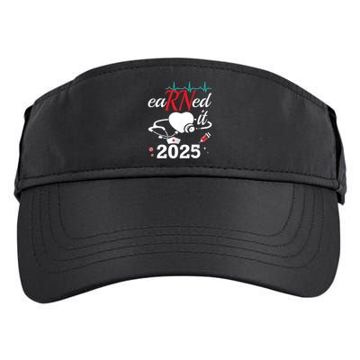 Earned It 2025 RN Nurse Nursing Graduation Gift Adult Drive Performance Visor