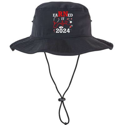 Earned It 2024 For Nurse Graduation or RN LPN Class Of 2024 Legacy Cool Fit Booney Bucket Hat