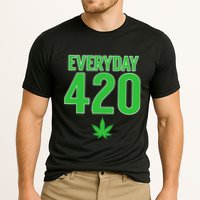 Everyday Is 420 420 Party April 20th Weed Marijuana Cooling Performance Crew T-Shirt