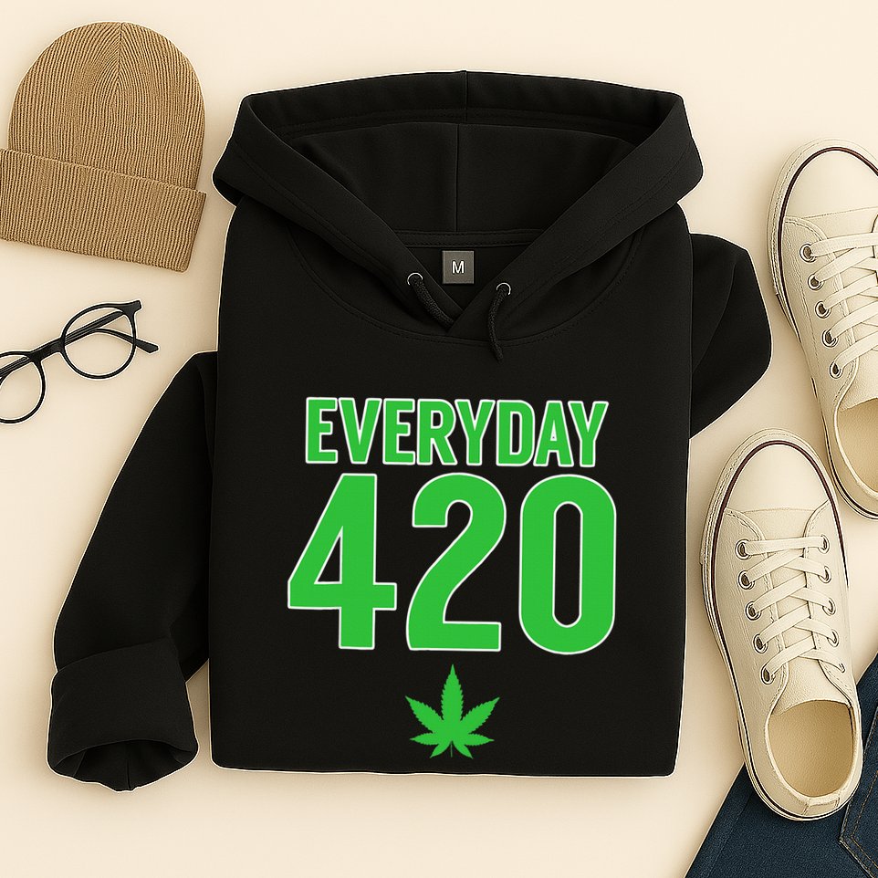 Everyday Is 420 420 Party April 20th Weed Marijuana Hoodie