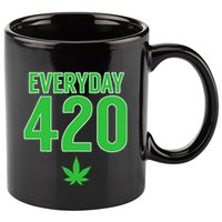 Everyday Is 420 420 Party April 20th Weed Marijuana 11oz C Handle Ceramic Mug