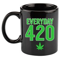 Everyday Is 420 420 Party April 20th Weed Marijuana 11oz C Handle Ceramic Mug