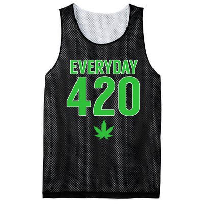 Everyday Is 420 420 Party April 20th Weed Marijuana Mesh Reversible Basketball Jersey Tank