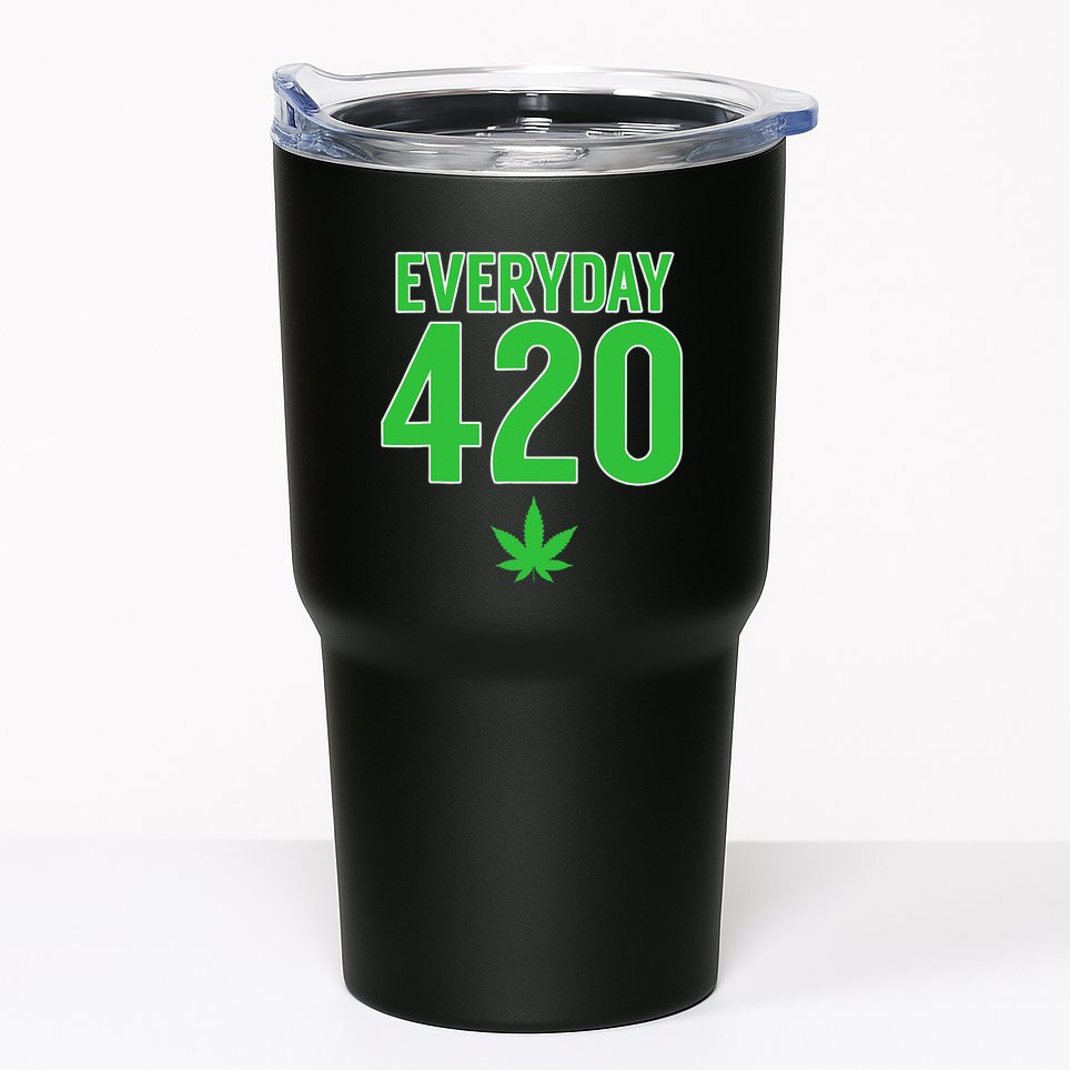 Everyday Is 420 420 Party April 20th Weed Marijuana Tumbler