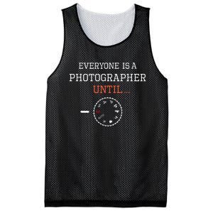 Everyone Is A Photographer Until Manual Mode Funny Gift Mesh Reversible Basketball Jersey Tank