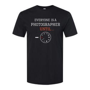 Everyone Is A Photographer Until Manual Mode Funny Gift Softstyle CVC T-Shirt