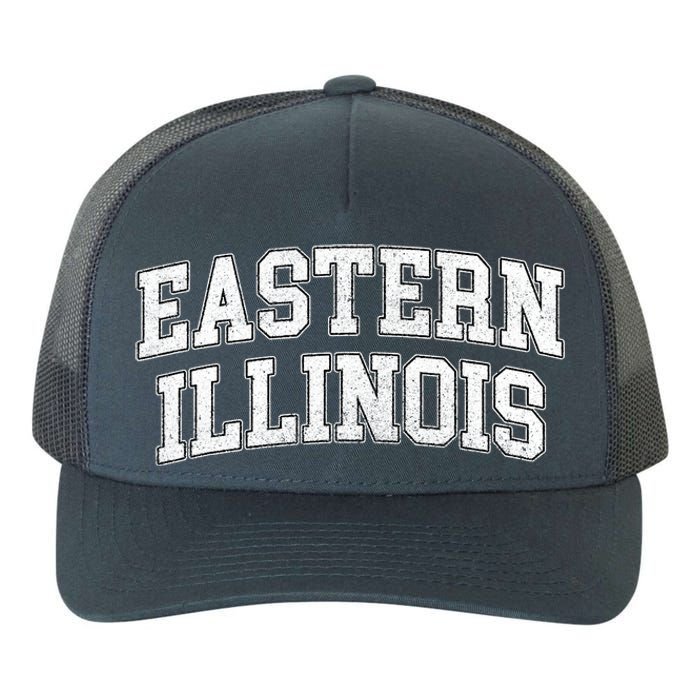 Eastern Illinois Athletic Arch College University Alumni Yupoong Adult 5-Panel Trucker Hat