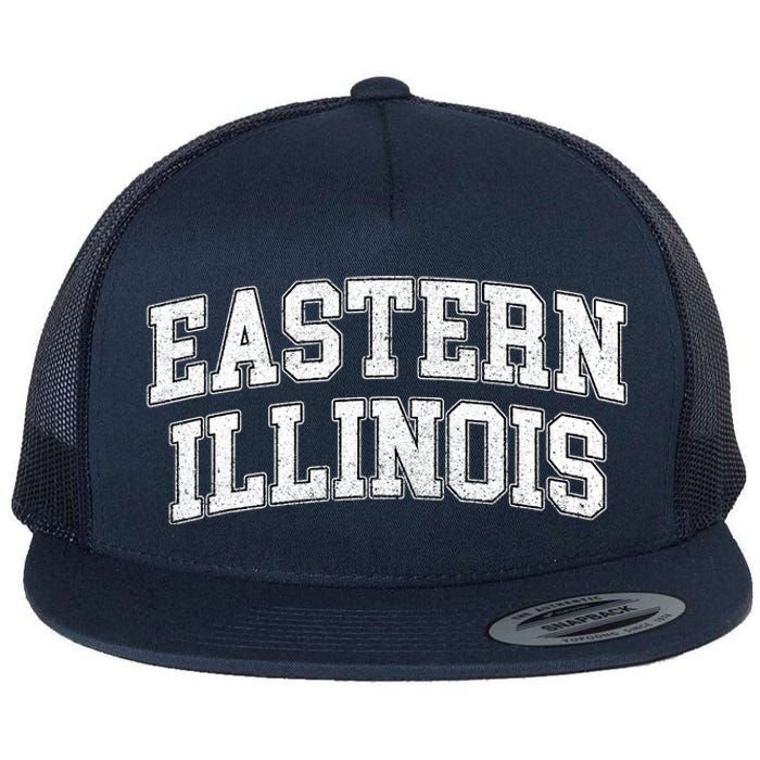 Eastern Illinois Athletic Arch College University Alumni Flat Bill Trucker Hat