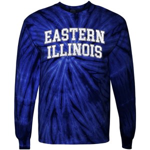 Eastern Illinois Athletic Arch College University Alumni Tie-Dye Long Sleeve Shirt