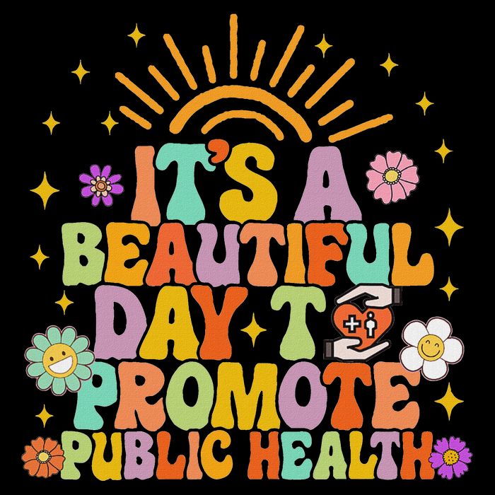 Epidemiologist It's A Beautiful Day To Promote Public Health Flat Bill Trucker Hat