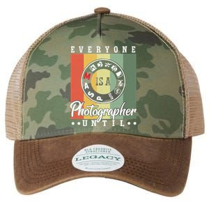 Everyone Is A Photographer Untill Ual Mode Photography Funny Gift Legacy Tie Dye Trucker Hat