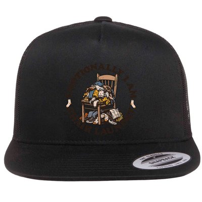 Emotionally I Am Chair Laundry Flatbill Hat