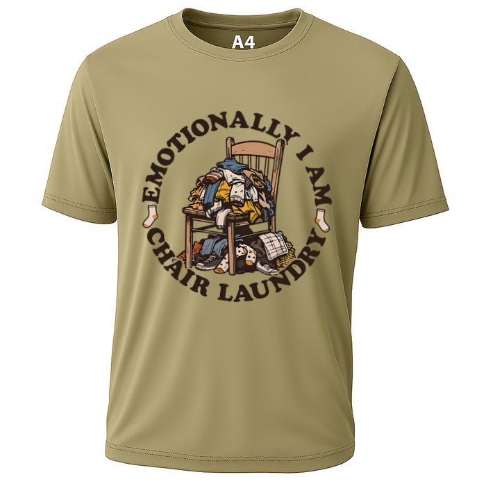 Emotionally I Am Chair Laundry Cooling Performance Crew T-Shirt
