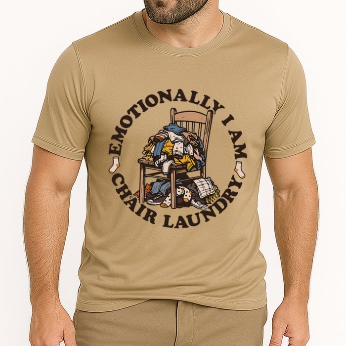 Emotionally I Am Chair Laundry Cooling Performance Crew T-Shirt