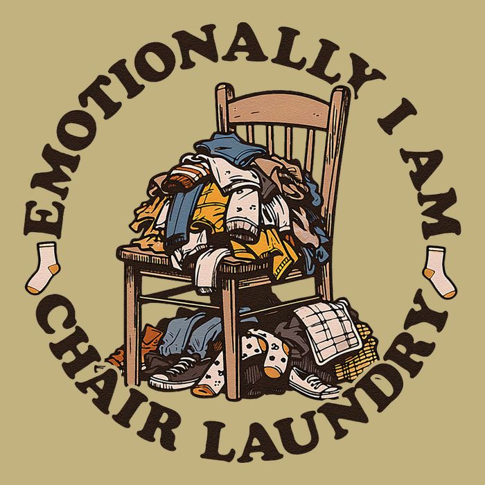 Emotionally I Am Chair Laundry Cooling Performance Crew T-Shirt