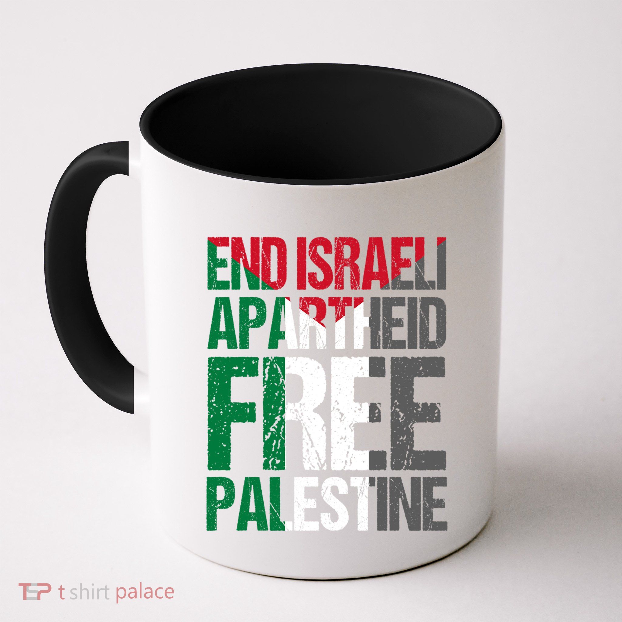 End Israeli Apartheid Free Palestine Gaza Awareness Quote Gift Mug