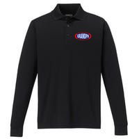 ens I'm A Drag Racing Grandpa Like A Normal Grandpa But Cooler Performance Long Sleeve Polo