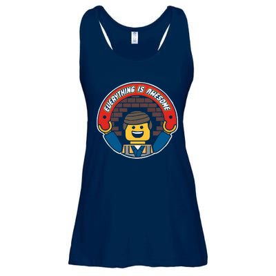 Everything Is Awesome Mens Funny Lego Ladies Essential Flowy Tank