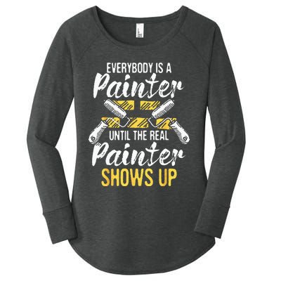 Everybody Is A Painter House Designer Decorator Painting Women's Perfect Tri Tunic Long Sleeve Shirt