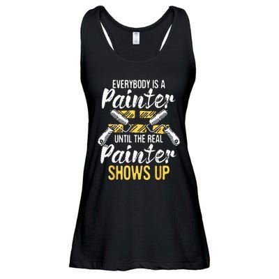 Everybody Is A Painter House Designer Decorator Painting Ladies Essential Flowy Tank