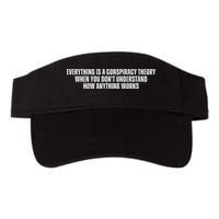 Everything Is A Conspiracy Theory When You Dont Understand How Anything Works Valucap Bio-Washed Visor