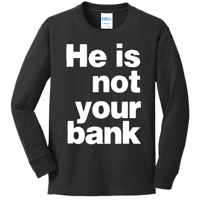 Espn Israel Adesanya He Is Not Your Bank Kids Long Sleeve Shirt