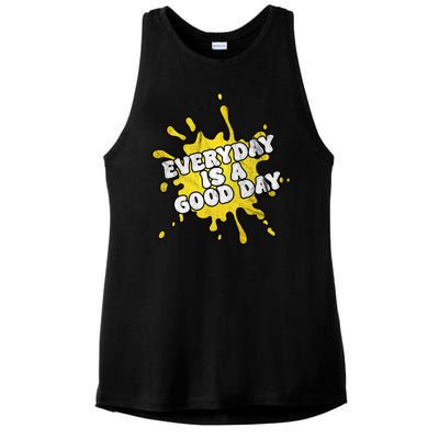 Everyday Is A Good Day Retro Ladies PosiCharge Tri-Blend Wicking Tank