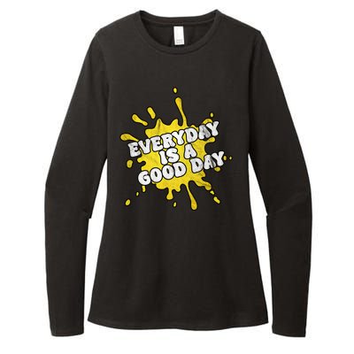 Everyday Is A Good Day Retro Womens CVC Long Sleeve Shirt