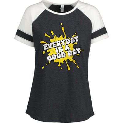 Everyday Is A Good Day Retro Enza Ladies Jersey Colorblock Tee